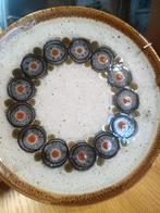 Schramberg Majolika Handgemalt vintage wandbord, Antiek en Kunst, Ophalen of Verzenden