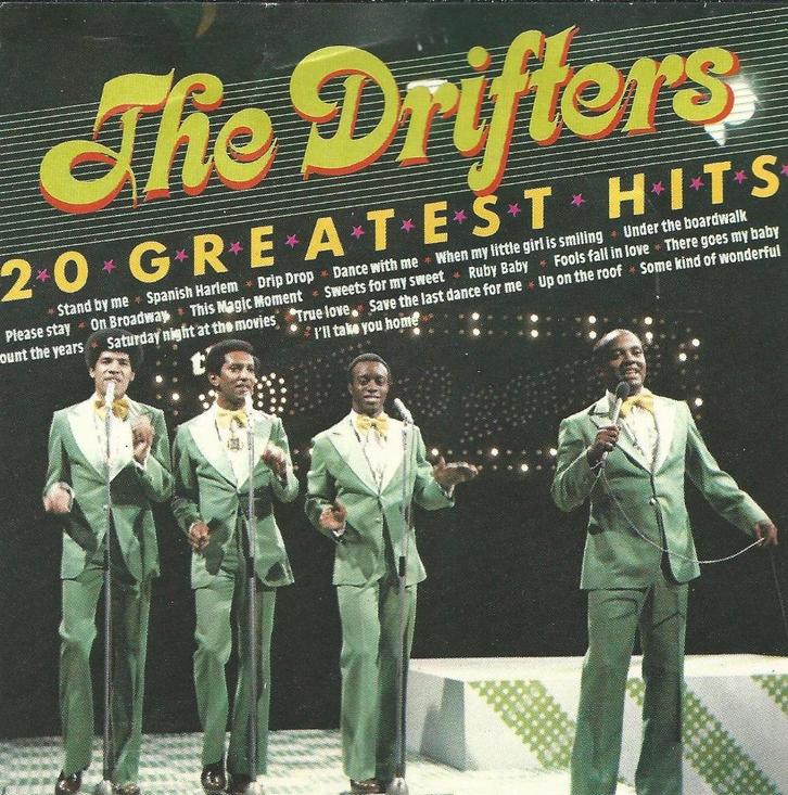 CD * THE DRIFTERS - 20 GREATEST HITS, Cd's en Dvd's, Cd's | R&B en Soul, Zo goed als nieuw, Soul of Nu Soul, 1960 tot 1980, Ophalen of Verzenden