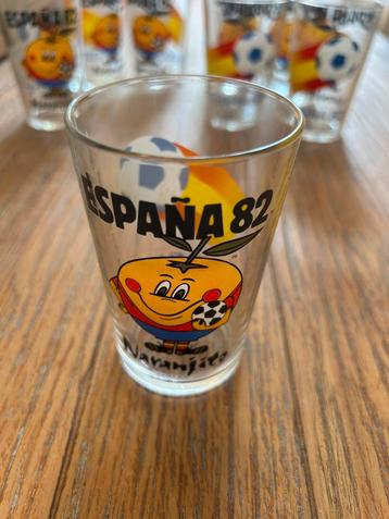 Gratis mosterdglazen WK 1982 Spanje beschikbaar voor biedingen