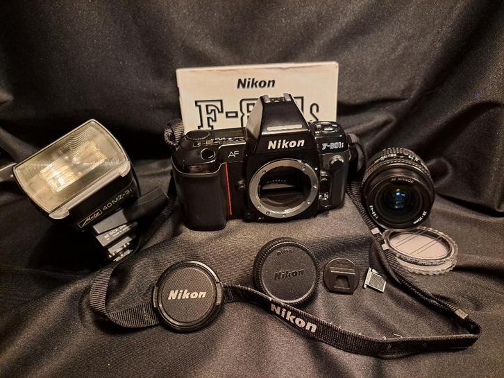 Nikon F-801s super staat met AF Nikkor 28-70 en Metz 40MZ-3i, TV, Hi-fi & Vidéo, Appareils photo analogiques, Utilisé, Reflex miroir