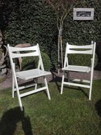 2 Houten plooistoeltjes, Ophalen, Zo goed als nieuw