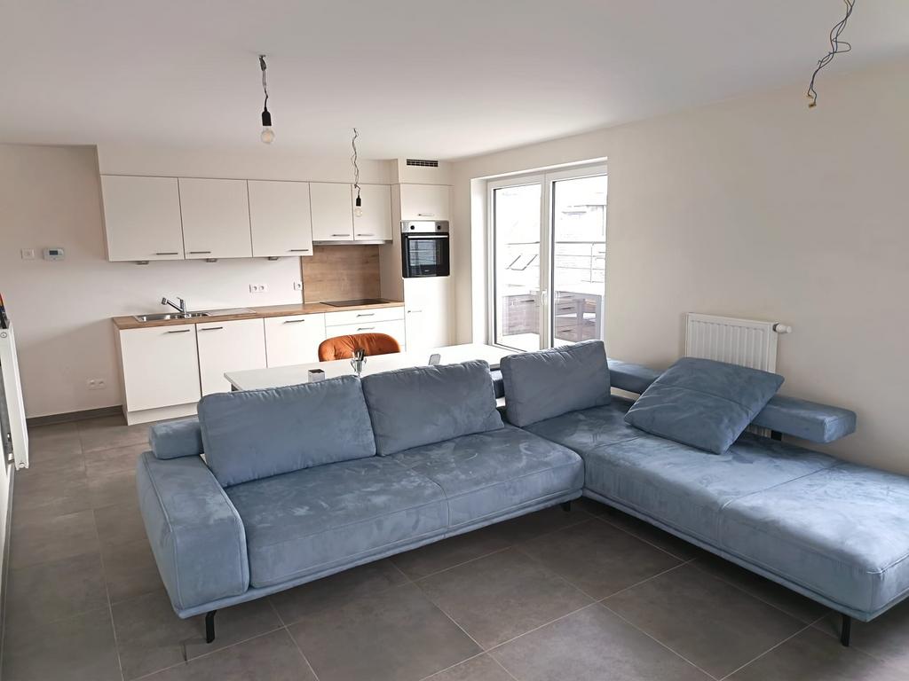 Canapé salon Mansfield meubles belot cuir bleu alcantara, Enlèvement, Comme neuf, Cuir