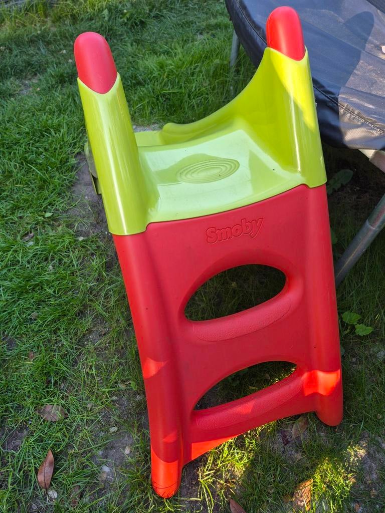 Kleine glijbaan smoby, Ophalen