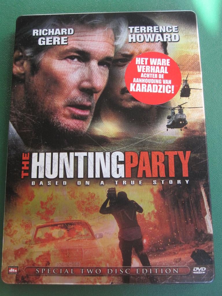 The Hunting Party (2008) 2 disques Steelbook, CD & DVD, DVD | Action, Enlèvement ou Envoi, Coffret, Comme neuf, Thriller d'action