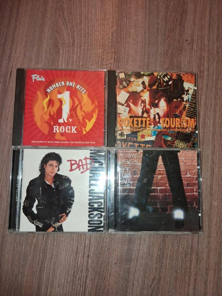 CD pakket: Michael Jackson, Roxette & Number One Rock Hits, Cd's en Dvd's, Cd's | Verzamelalbums, Zo goed als nieuw, Pop, Ophalen