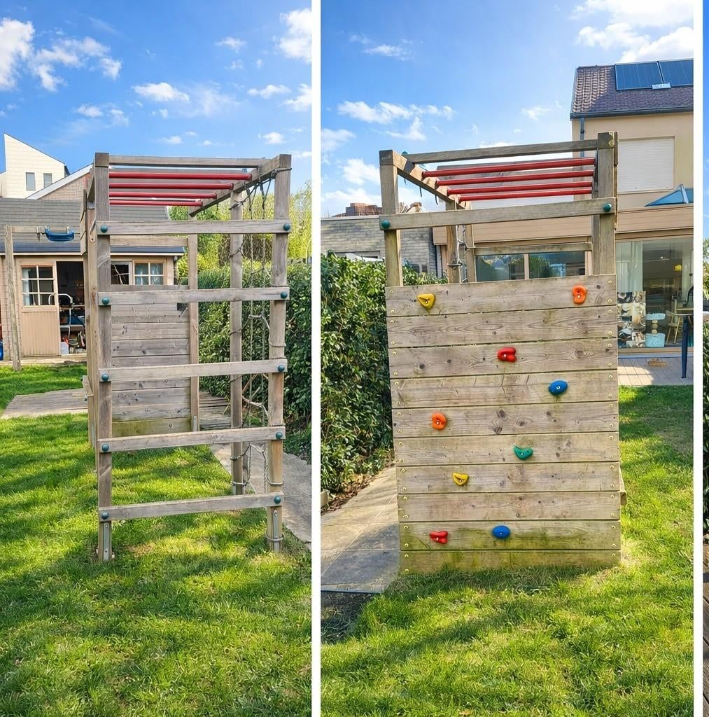 Wickey klimtoestel en schommel, Kinderen en Baby's, Speelgoed | Buiten | Speeltoestellen, Ophalen, Schommel