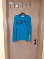 T-shirt bleu-vert manches longues 14 ans Garcia Jeans, Garçon, Enlèvement ou Envoi, Chemise ou À manches longues, Utilisé