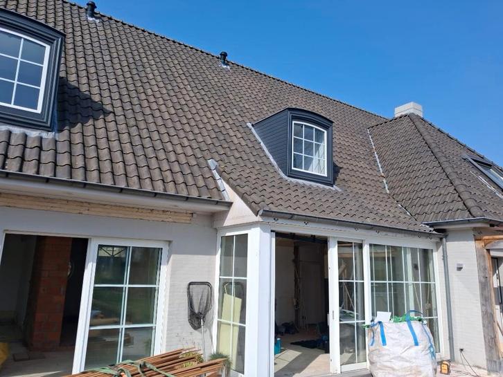 +/- 300m2 betonnen dakpannen te koop, Doe-het-zelf en Bouw, Dakpannen en Dakbedekking, Gebruikt, Dakpannen, Overige materialen