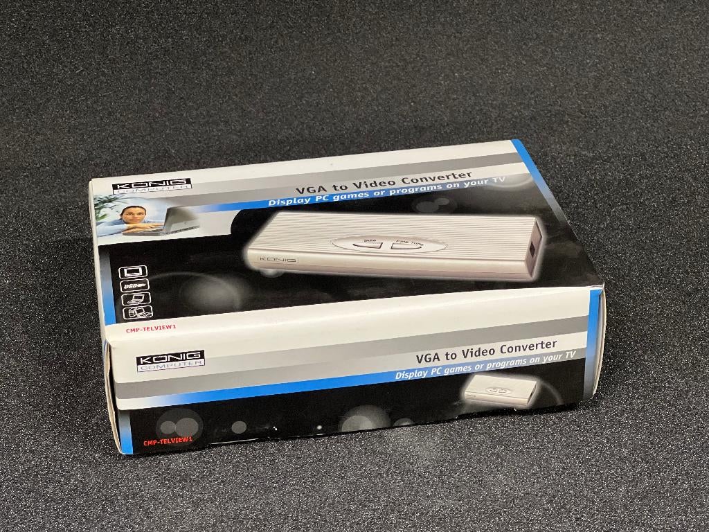 VGA to Video Converter NIEUW, Computers en Software, Ophalen of Verzenden, Nieuw