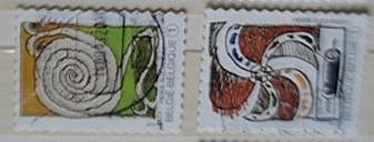 Belgique 4251 [ B129 ] (O), Oblitéré, 1 Autocollant, Art, Affranchi