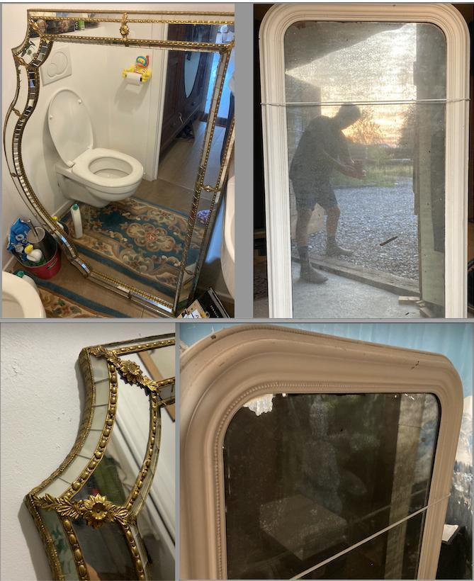 MIROIRS, Maison & Meubles, Accessoires pour la Maison | Miroirs, Rond, Enlèvement