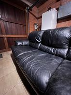 Salon in leder, Huis en Inrichting, Ophalen, Gebruikt