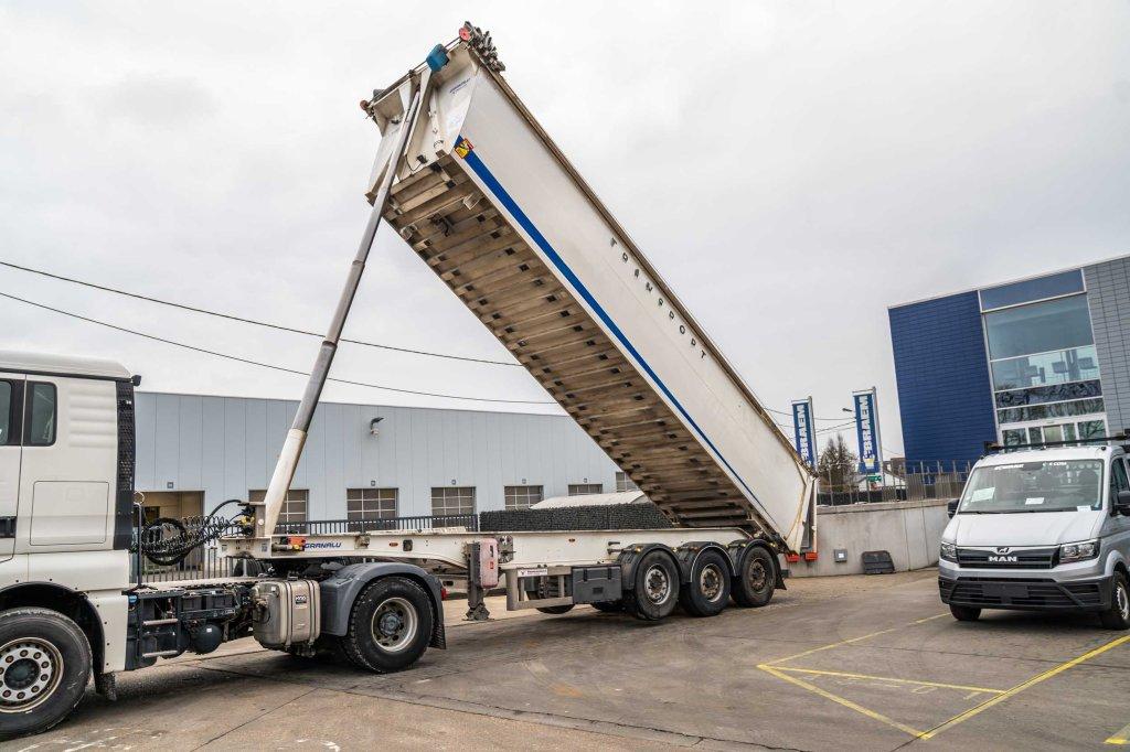 Granalu GRANALU -ALU-30m3, Autos, Camions, Entreprise, Achat, Remorques et Semi-remorques, Autres carburants, TVA déductible