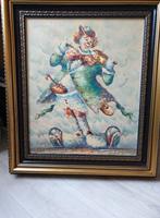 Schilderij clown, Ophalen of Verzenden