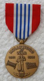 Medaille, USA, Hollywood at WAR 1941-45, 50th Anniv., Enlèvement ou Envoi, Armée de terre, Ruban, Médaille ou Ailes