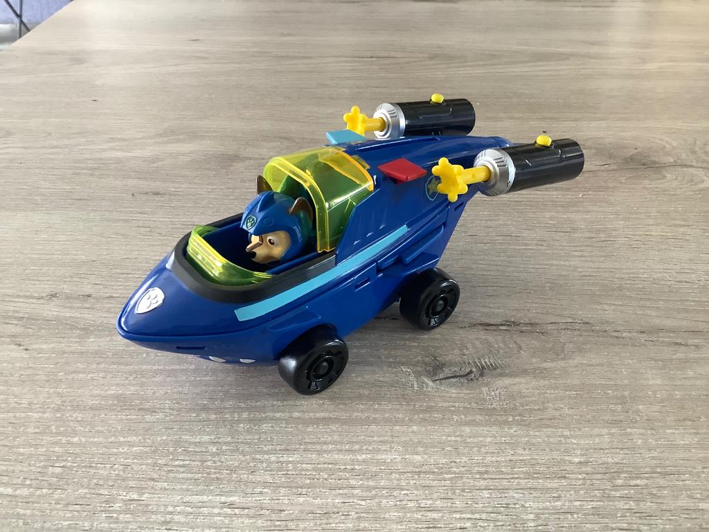 Paw Patrol Shark voertuig Chase (10x23 cm), Ophalen of Verzenden, Zo goed als nieuw