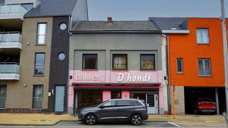 Verkoop handelhuis met bakkerij/ te huur handelspand, Immo, Huizen en Appartementen te koop, Genk, 200 tot 500 m², Woning met bedrijfsruimte