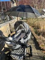 First buggy Atlanta compleet met Maxi-Cosi en base, Ophalen, Gebruikt, Overige merken, Verstelbare rugleuning