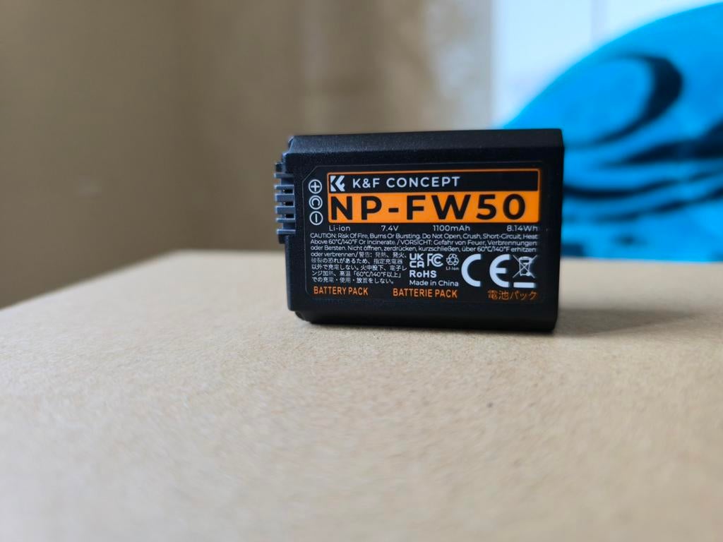 Pack 3 batteries NP-FW50 neuves – K&F Concept, TV, Hi-fi & Vidéo, Enlèvement ou Envoi