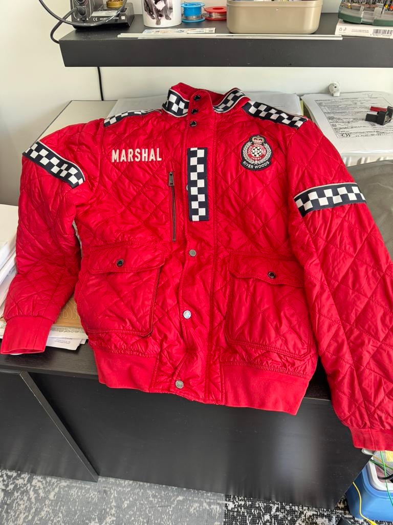 Zoute grand prix MARSHAL Rood model diverse vesten M - L, Motoren, Verzenden, Tweedehands, Heren, Jas | textiel