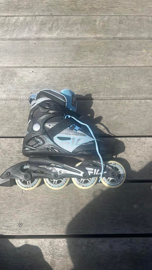 Inline skates Fila, Sport en Fitness, Skeelers, Verstelbaar, Zo goed als nieuw, Inline skates 4 wielen, Dames