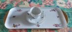 Plateau avec tasse, Cerabel, SBR., Collections, Enlèvement ou Envoi, Comme neuf, Porcelaine, Tasse et/ou soucoupe