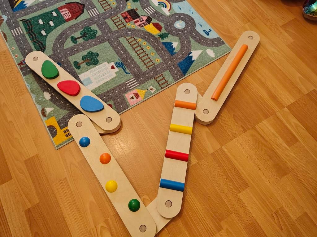 Poutres d'équilibre en bois