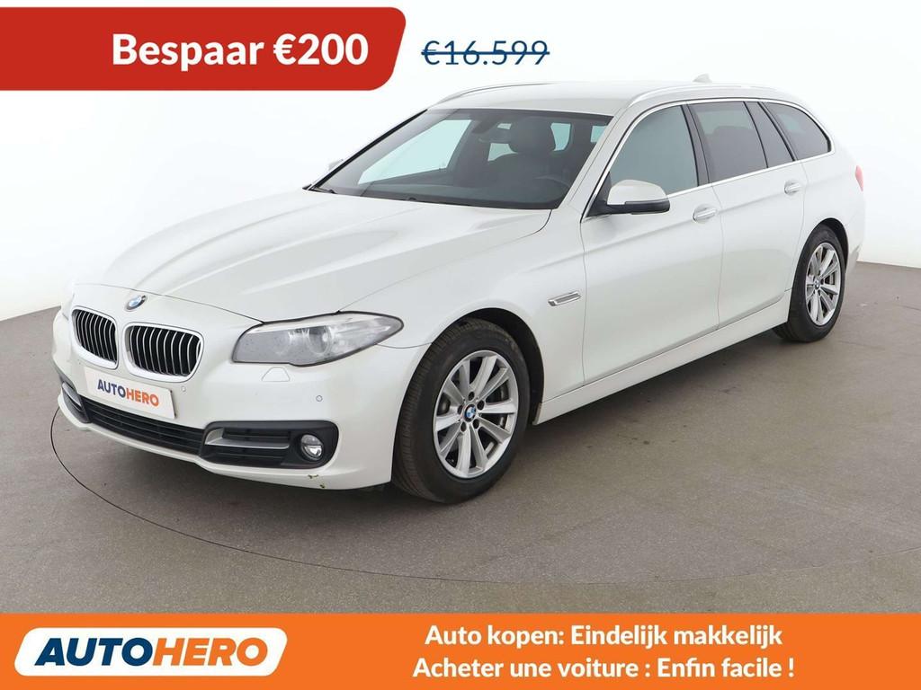 BMW 5 Serie 518 518d (bj 2016, automaat), Auto's, BMW, Te koop, 5 Reeks, ABS, Airbags, Airconditioning, Bluetooth, Boordcomputer