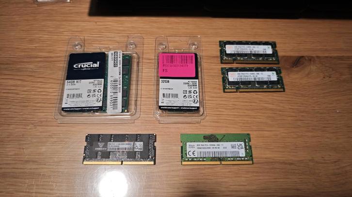 RAM DDR4 pour portable 2666 MHz 8 Go 16 Go 32 Go 3200 MHz, Informatique & Logiciels, Mémoire RAM, Comme neuf, Laptop, 64 GB, DDR4