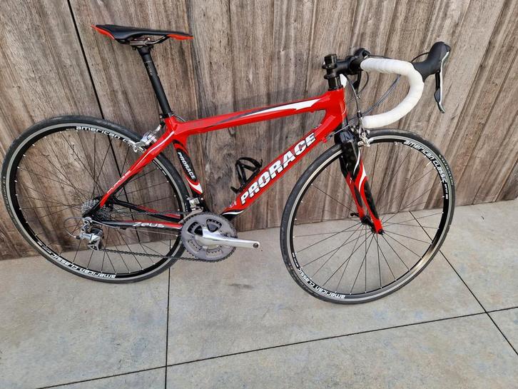Koersfiets prorace montana zeus., Fietsen en Brommers, Fietsen | Racefietsen, Zo goed als nieuw, Overige merken, 15 tot 20 versnellingen