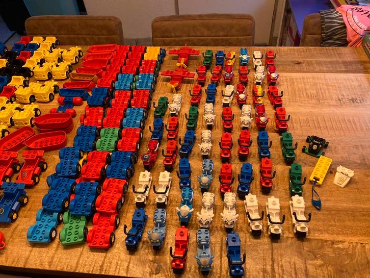 Duplo voertuigen 1,00 per stuk, Kinderen en Baby's, Speelgoed | Duplo en Lego, Zo goed als nieuw, Duplo, Ophalen of Verzenden
