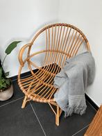 Vintage rotan stoel, Huis en Inrichting, Ophalen, Zo goed als nieuw