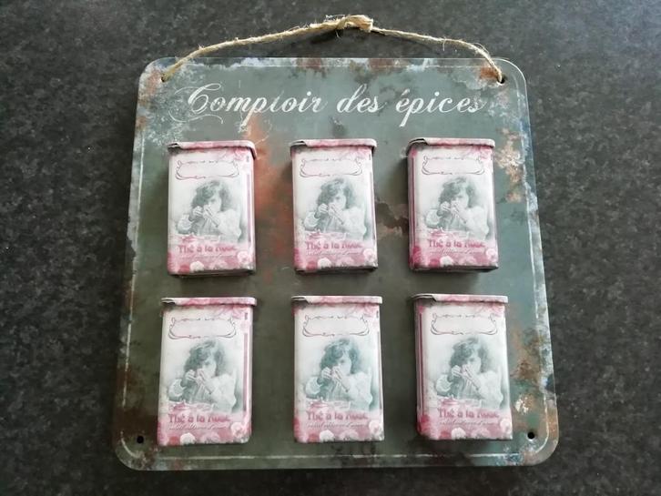 Vintage - look kruidendoosjes, Huis en Inrichting, Keuken | Servies, Ophalen of Verzenden