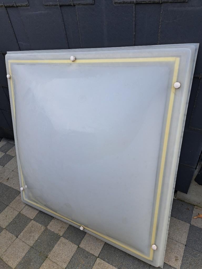 Lichtkoepel, Ophalen, Gebruikt, 80 tot 120 cm, Dubbelglas