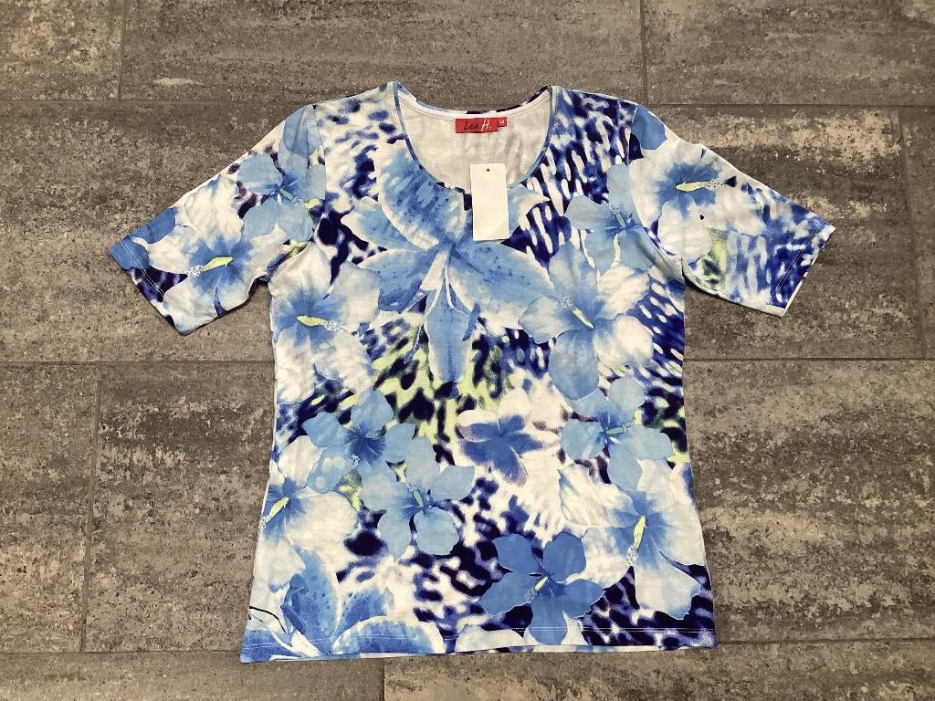 Shirt Lea H nieuw M, Maat 38/40 (M), Blauw, Lea H, Nieuw