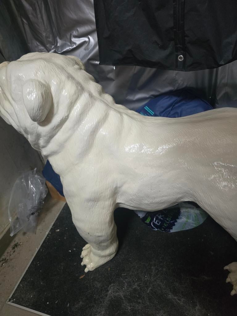 Standbeeld hond, Ophalen