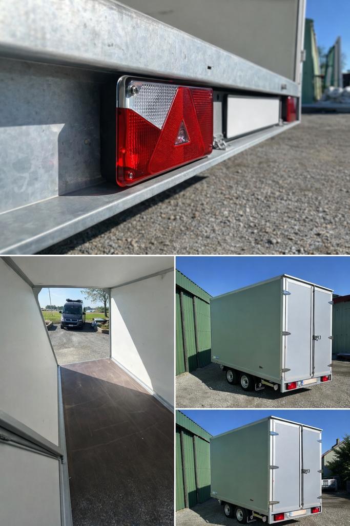 Hapert gesloten 2700 kg – amper gebruikt, Autos : Divers, Remorques, Comme neuf, Enlèvement