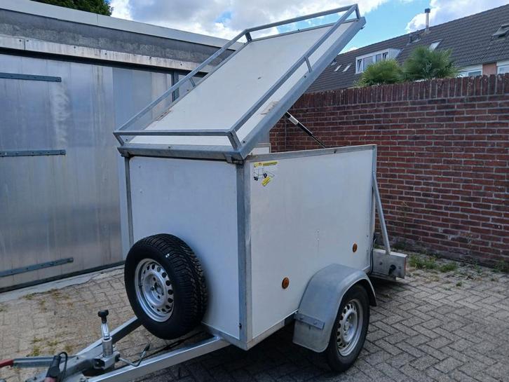 GESLOTEN 1AS AANHANGWAGENGREMD ORGINEEL 750KG, Auto diversen, Aanhangers en Bagagewagens, Ophalen