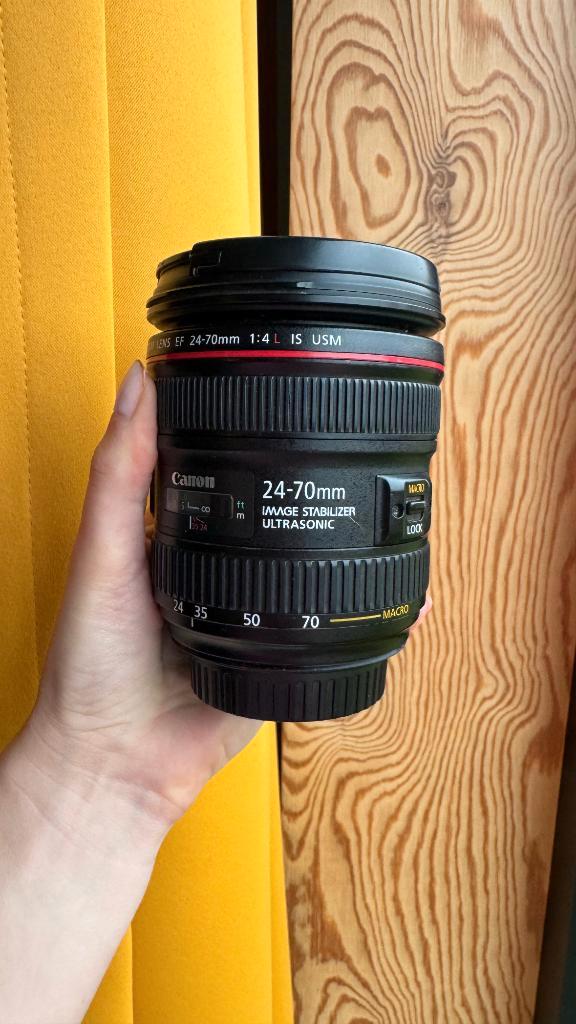 Objectif Canon EF 24-70mm f/4L – Bon état, Audio, Tv en Foto, Foto | Lenzen en Objectieven, Gebruikt, Standaardlens, Ophalen