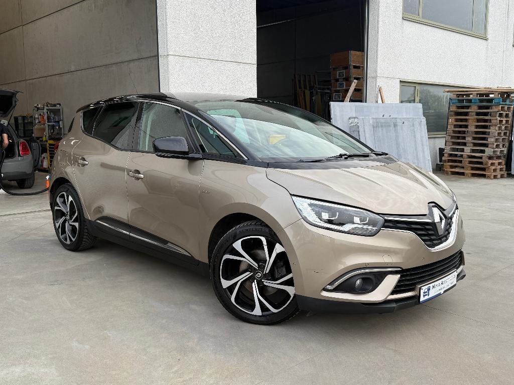 Renault Scenic Bose Editie, Massage, Automaat, Full Opt, 12m, Auto's, Renault, 4 cilinders, Leder en Stof, Beige, Bedrijf