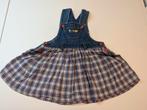 Surrobe en jean avec jupe à carreaux pour 18 mois, Enfants & Bébés, Vêtements de bébé | Taille 86, Enlèvement ou Envoi, Comme neuf