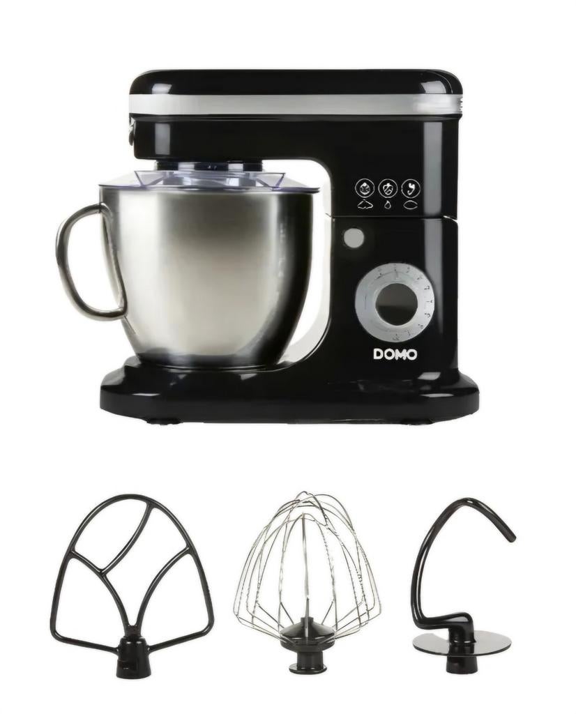 Robot cuisine Domo DO1112KR, Elektronische apparatuur, Keukenmixers, Zo goed als nieuw, 4 liter of meer, 3 snelheden of meer, Vaatwasserbestendig