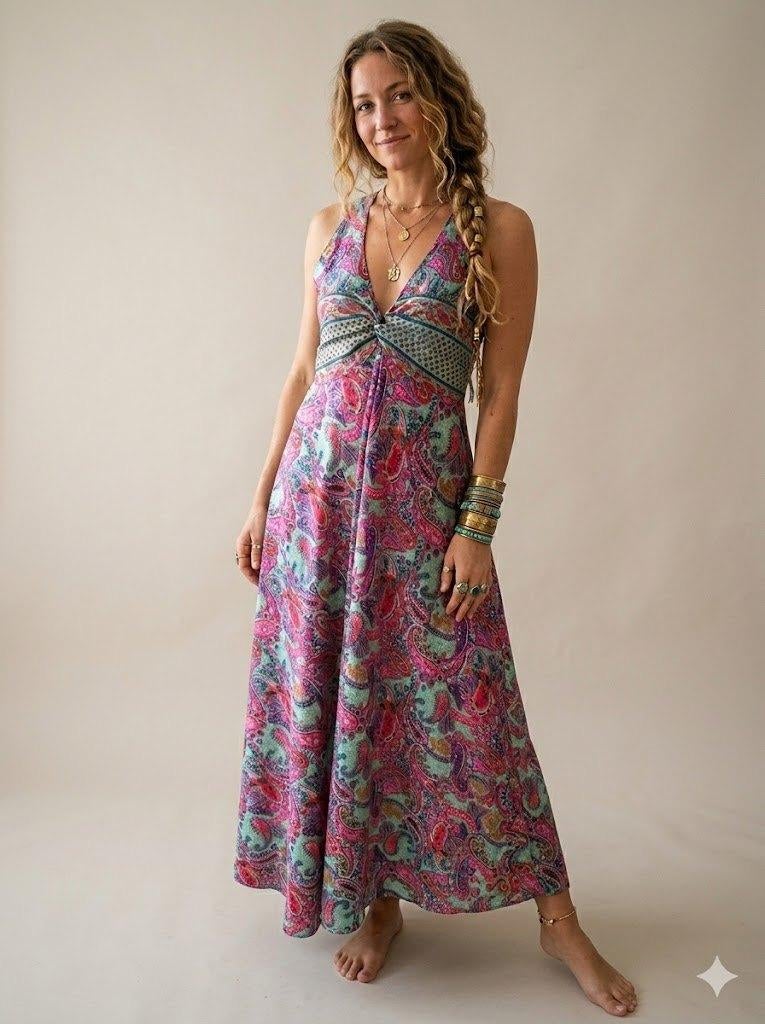 leuke bohemian chique jurk, Vêtements | Femmes, Robes, Comme neuf, Taille 36 (S), Envoi