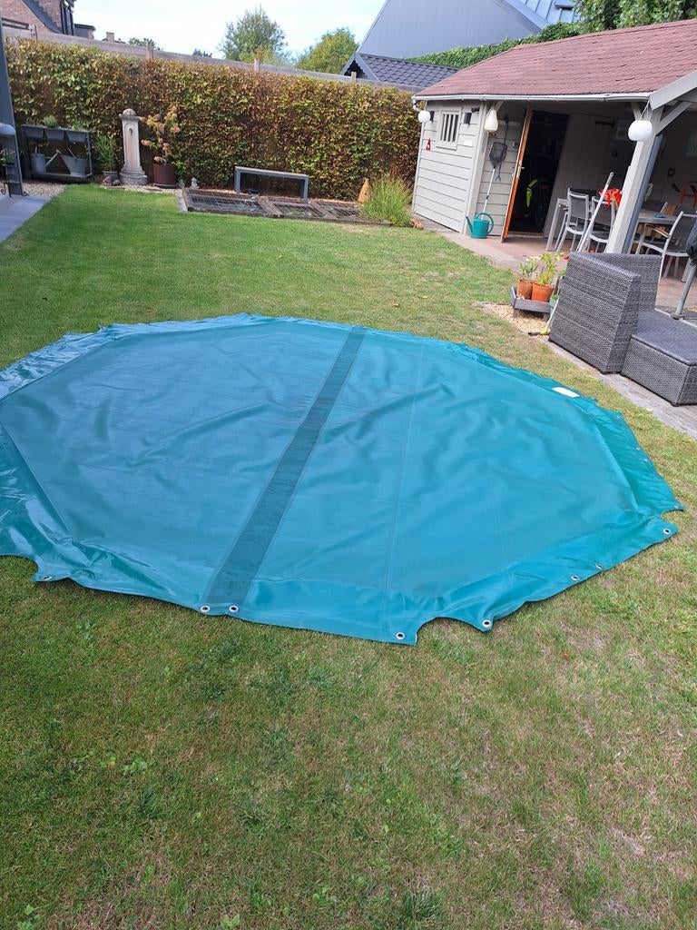 Winterzeil zwembad, Ophalen