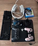 Ps4, 2 controllers, headset, keyboard, muis, Enlèvement, Comme neuf, Avec 2 manettes