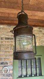 Prachtig Antieke koperen scheepslantaarn Meteoriet, Ophalen