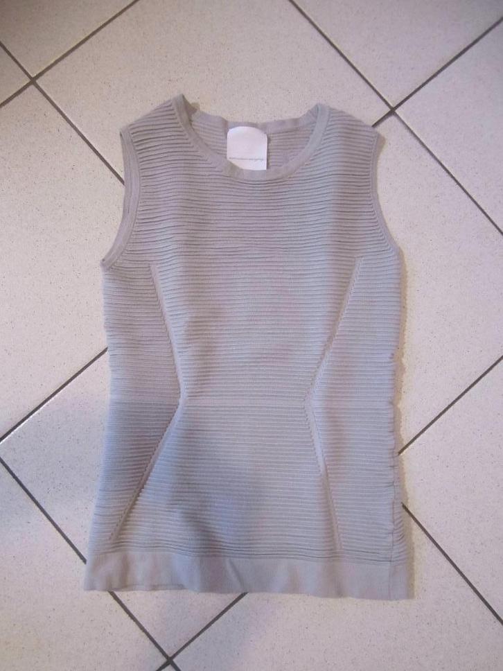 Top Peuterey maat IT 38, Kleding | Dames, Topjes, Zo goed als nieuw, Maat 34 (XS) of kleiner, Grijs, Zonder mouw, Ophalen of Verzenden