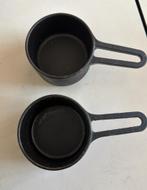 Castirone France getijzer mini pannen dip5cm dim. 8,5 cm, Ophalen of Verzenden, Zo goed als nieuw