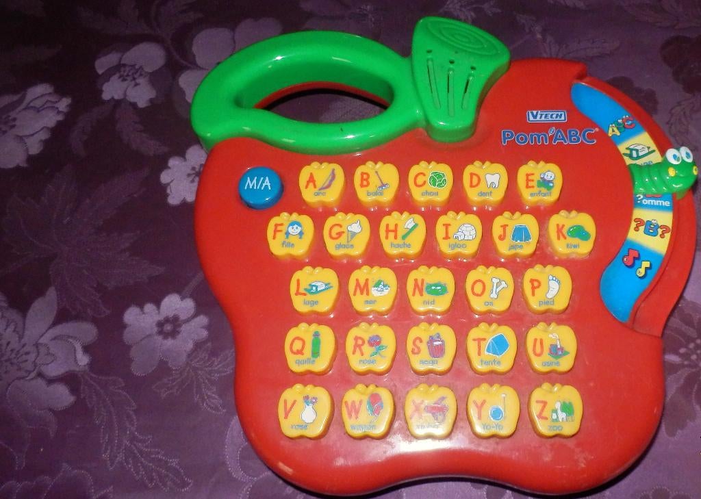 (6) -jeu pom abc = vtech =, Ophalen of Verzenden, Zo goed als nieuw, 2 tot 4 jaar