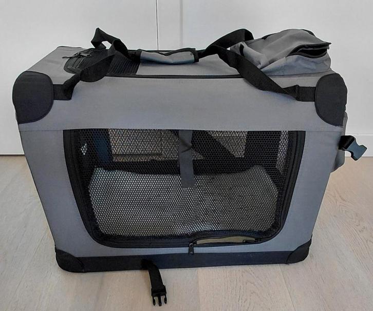 Hondenbench opvouwbaar 60x42x42, Dieren en Toebehoren, Hondenbenches, Gebruikt, Ophalen